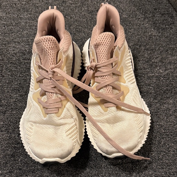 adidas Alphabounce running Stylish Cream Women's Sneakers - Picture 1 of 5
